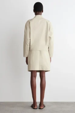 ABGERUNDETE BAUMWOLLJACKE
