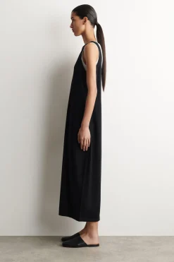 ABGERUNDETES MAXIKLEID AUS MERINOWOLLE