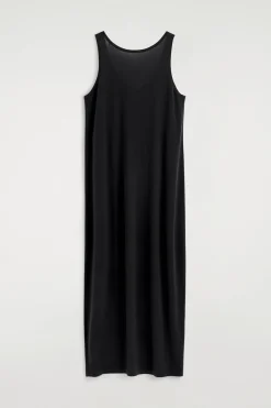 ABGERUNDETES MAXIKLEID AUS MERINOWOLLE