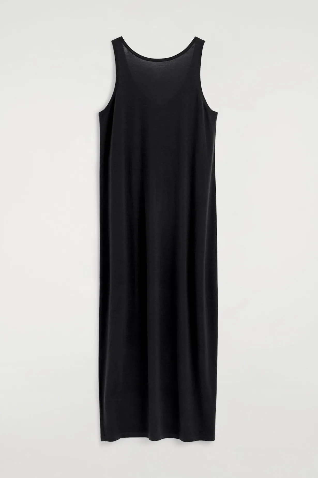 ABGERUNDETES MAXIKLEID AUS MERINOWOLLE