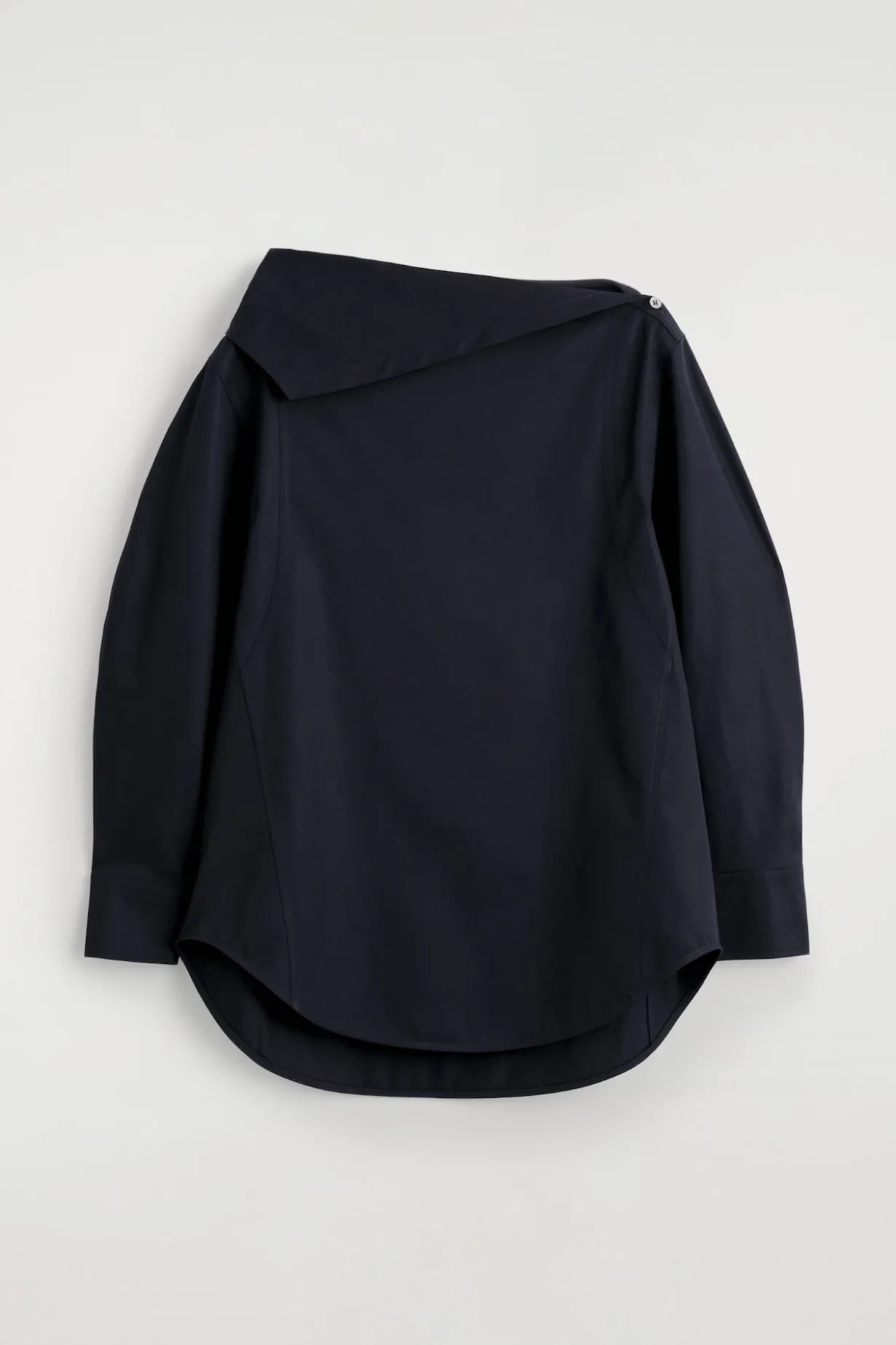 ASYMMETRISCHE BAUMWOLLBLUSE