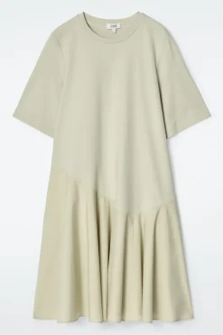 ASYMMETRISCHES T-SHIRT-MINIKLEID