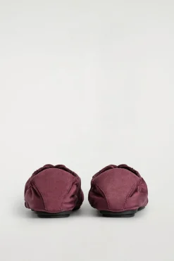 BALLERINAS AUS VELOURSLEDER UND NYLON