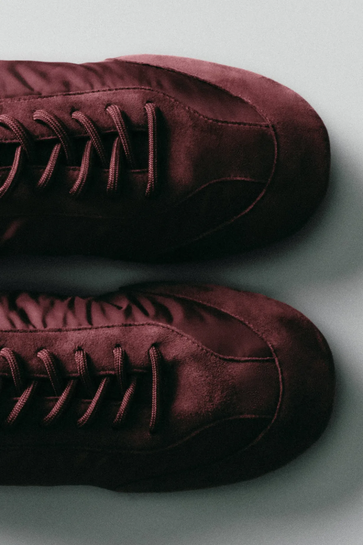 BALLERINAS AUS VELOURSLEDER UND NYLON