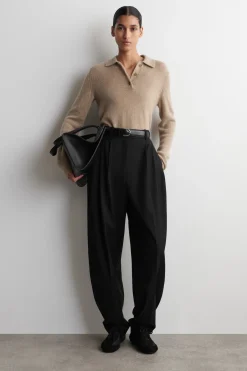 BALLERINAS AUS VELOURSLEDER UND NYLON