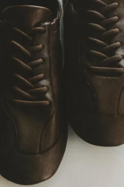 BALLERINA-SNEAKERS AUS LEDER