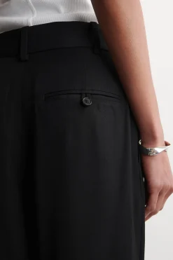 BALLONHOSE AUS TWILL MIT FALTEN