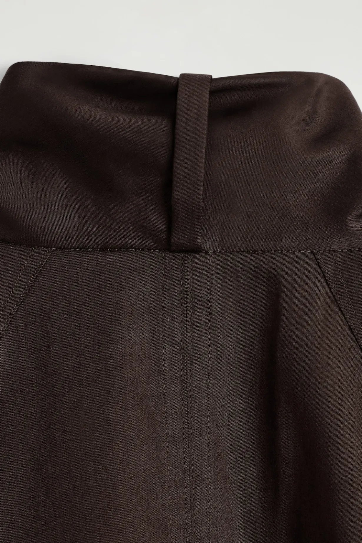 BAUMWOLLBLUSE MIT SCHALKRAGEN