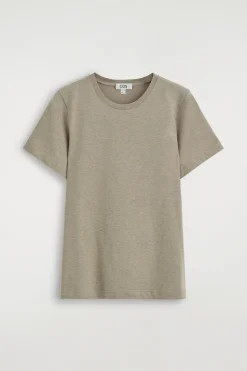 BAUMWOLL-T-SHIRT MIT RUNDHALSAUSSCHNITT