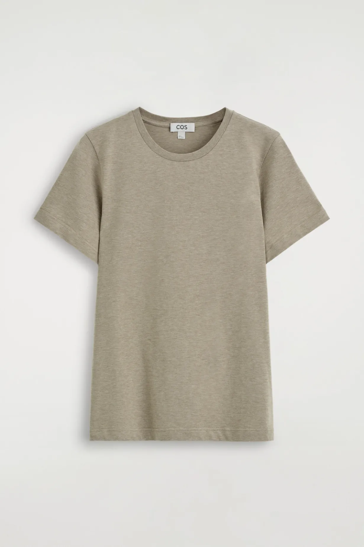 BAUMWOLL-T-SHIRT MIT RUNDHALSAUSSCHNITT