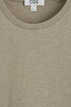 BAUMWOLL-T-SHIRT MIT RUNDHALSAUSSCHNITT