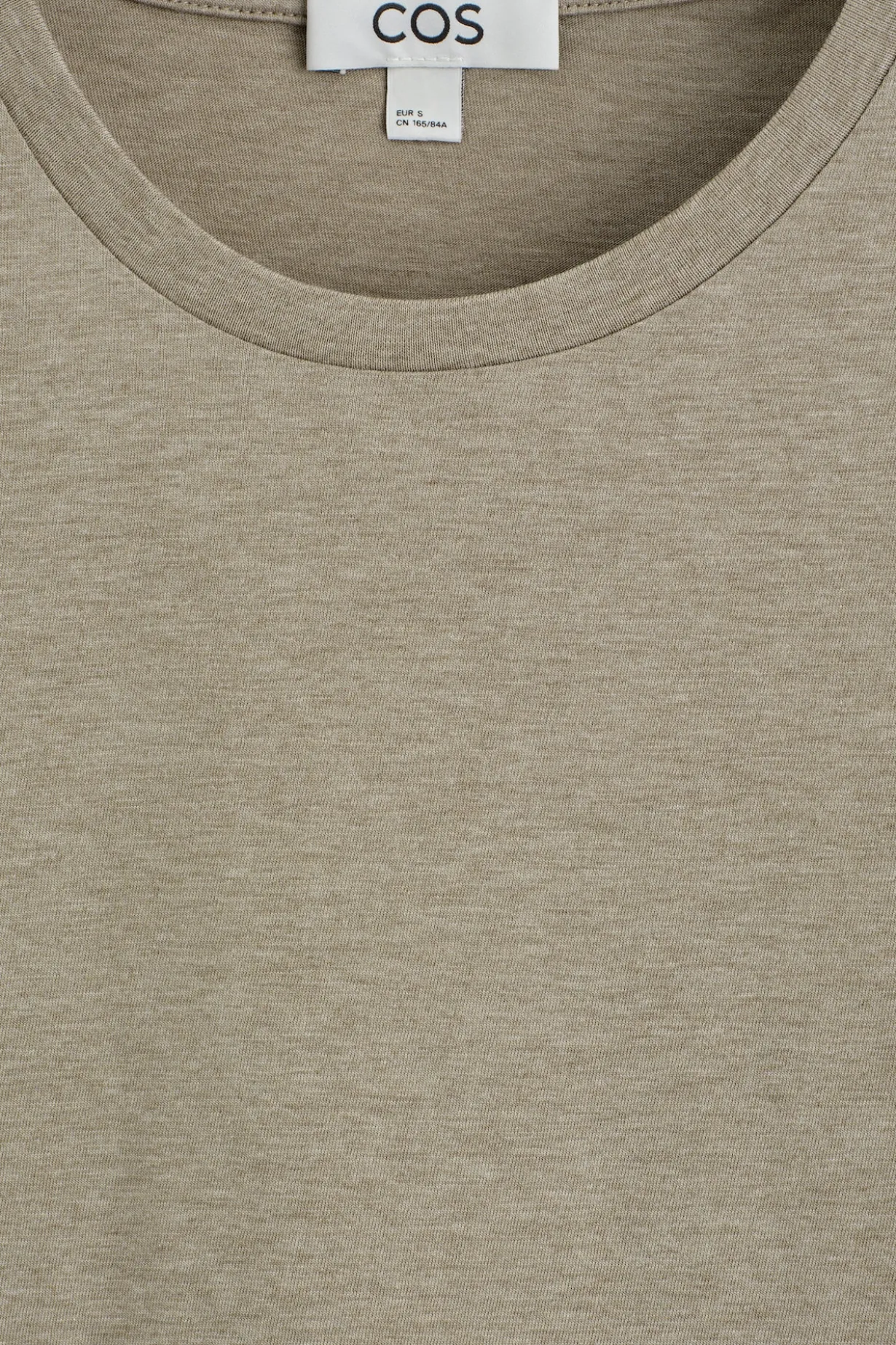 BAUMWOLL-T-SHIRT MIT RUNDHALSAUSSCHNITT