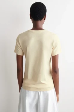 BAUMWOLL-T-SHIRT MIT RUNDHALSAUSSCHNITT