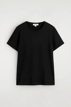 BAUMWOLL-T-SHIRT MIT RUNDHALSAUSSCHNITT