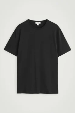 BAUMWOLL-T-SHIRT MIT RUNDHALSAUSSCHNITT