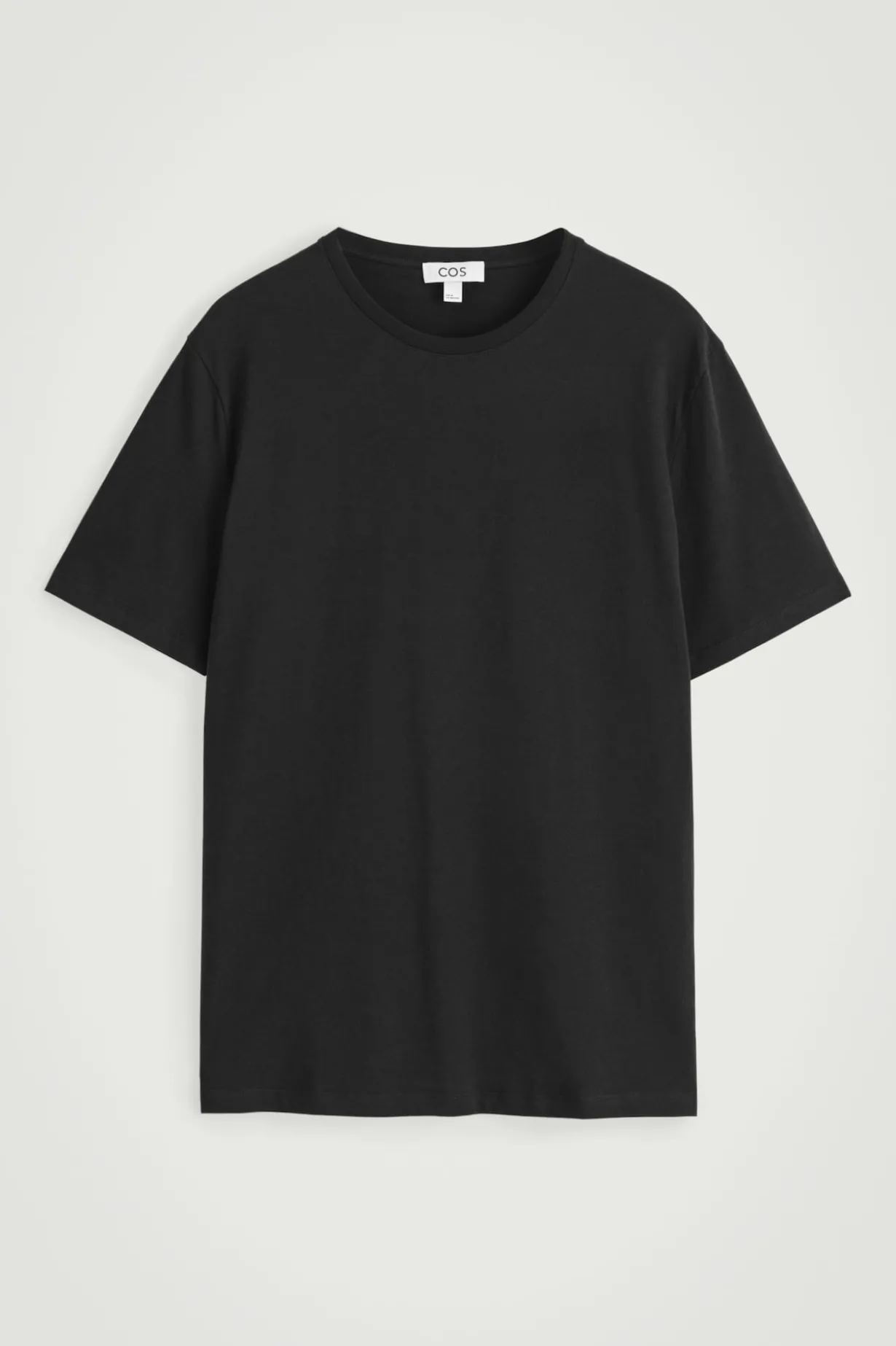 BAUMWOLL-T-SHIRT MIT RUNDHALSAUSSCHNITT