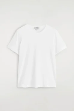 BAUMWOLL-T-SHIRT MIT RUNDHALSAUSSCHNITT