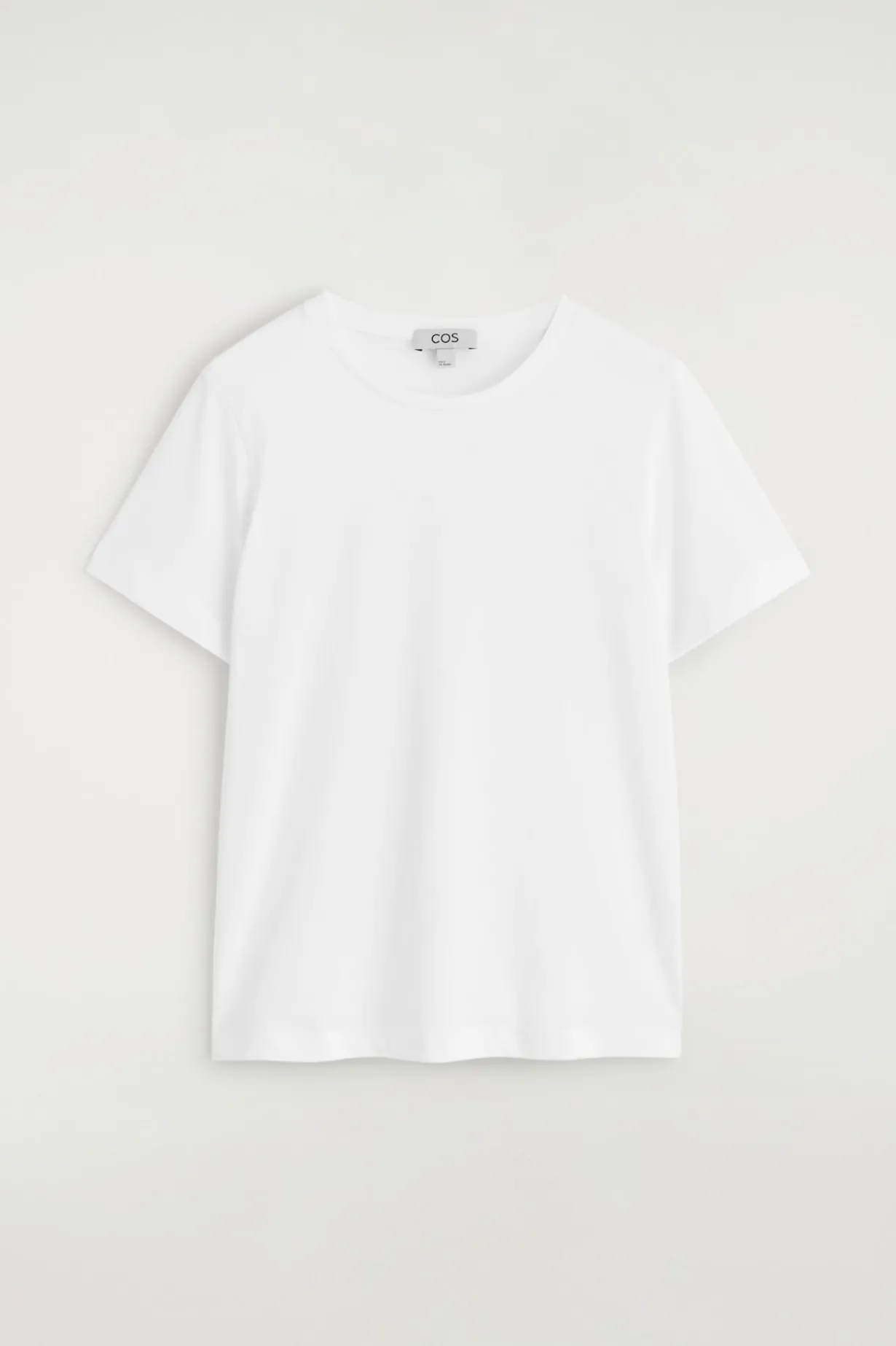 BAUMWOLL-T-SHIRT MIT RUNDHALSAUSSCHNITT