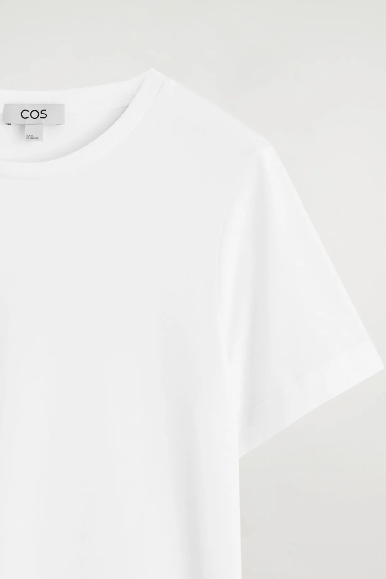 BAUMWOLL-T-SHIRT MIT RUNDHALSAUSSCHNITT