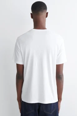 BAUMWOLL-T-SHIRT MIT RUNDHALSAUSSCHNITT