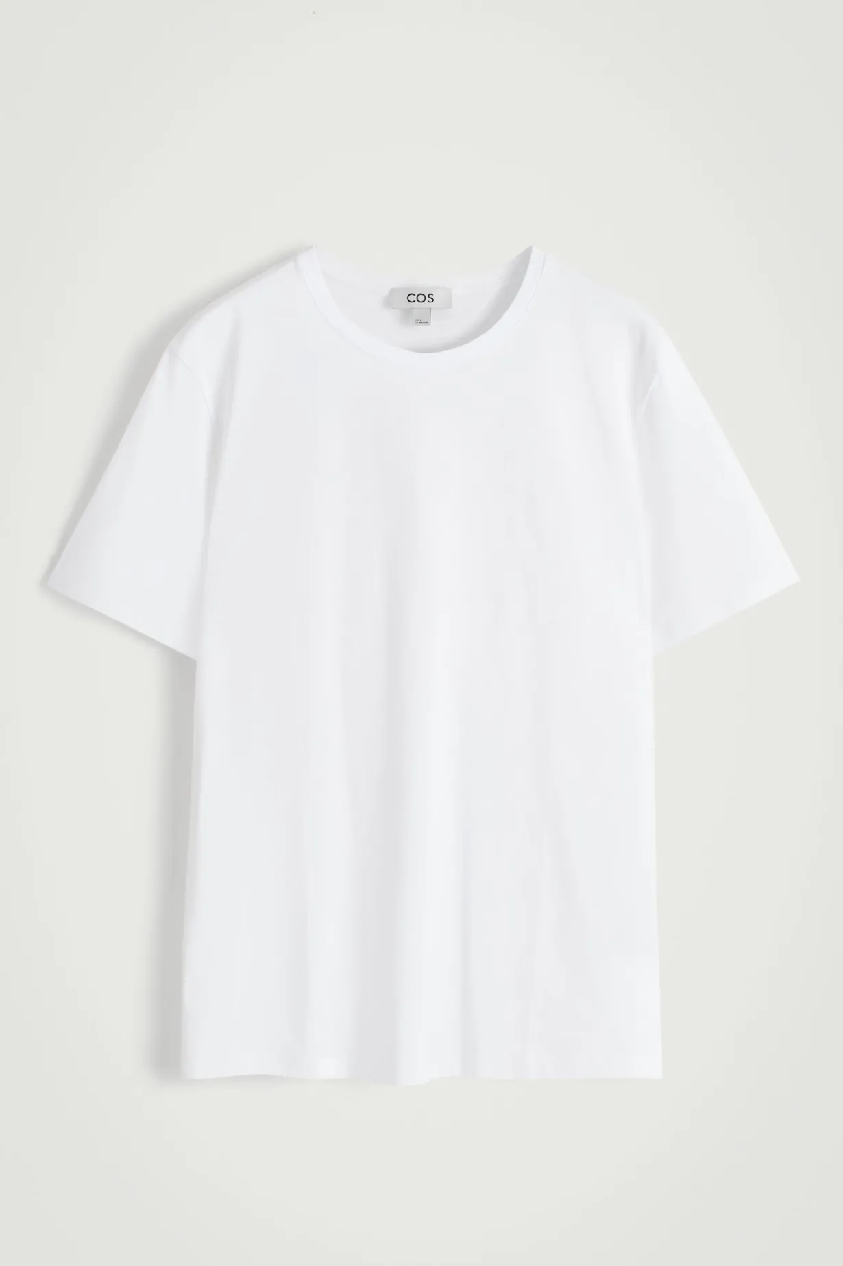 BAUMWOLL-T-SHIRT MIT RUNDHALSAUSSCHNITT