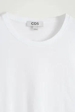 BAUMWOLL-T-SHIRT MIT RUNDHALSAUSSCHNITT