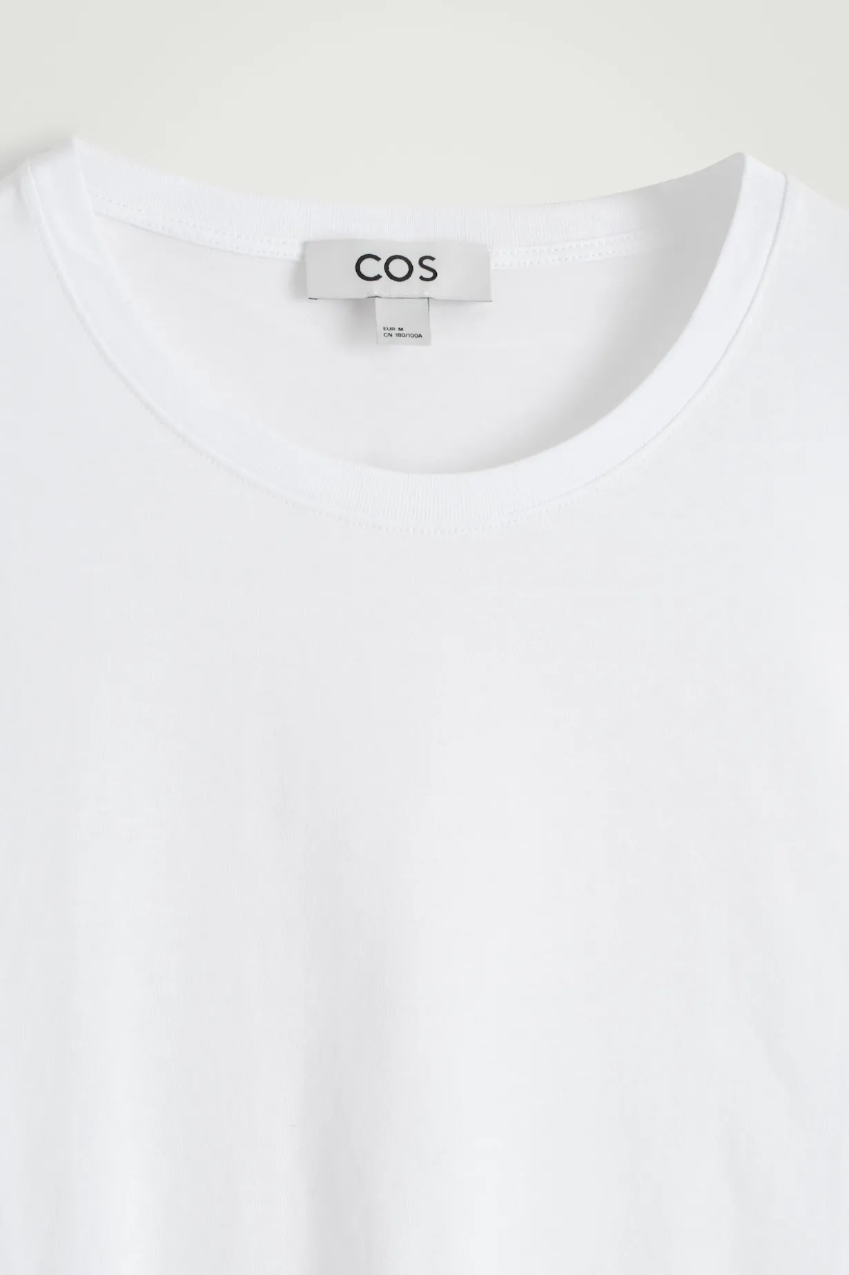 BAUMWOLL-T-SHIRT MIT RUNDHALSAUSSCHNITT