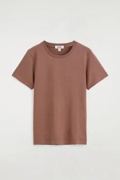 BAUMWOLL-T-SHIRT MIT RUNDHALSAUSSCHNITT