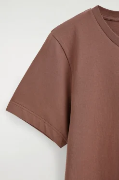 BAUMWOLL-T-SHIRT MIT RUNDHALSAUSSCHNITT