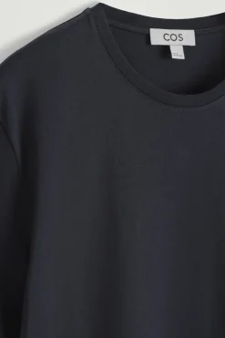 BAUMWOLL-T-SHIRT MIT RUNDHALSAUSSCHNITT