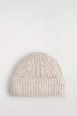 BEANIE AUS WOLL-KASCHMIR-MIX