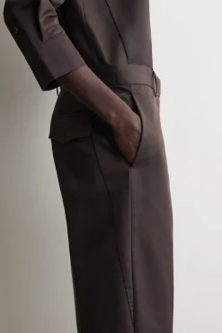 BESTICKTE BAUMWOLLHOSE