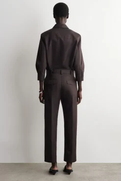 BESTICKTE BAUMWOLLHOSE