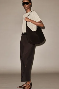 BESTICKTE BAUMWOLLHOSE