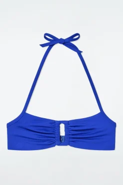 BIKINIOBERTEIL MIT RAFFUNGEN UND CUT-OUT