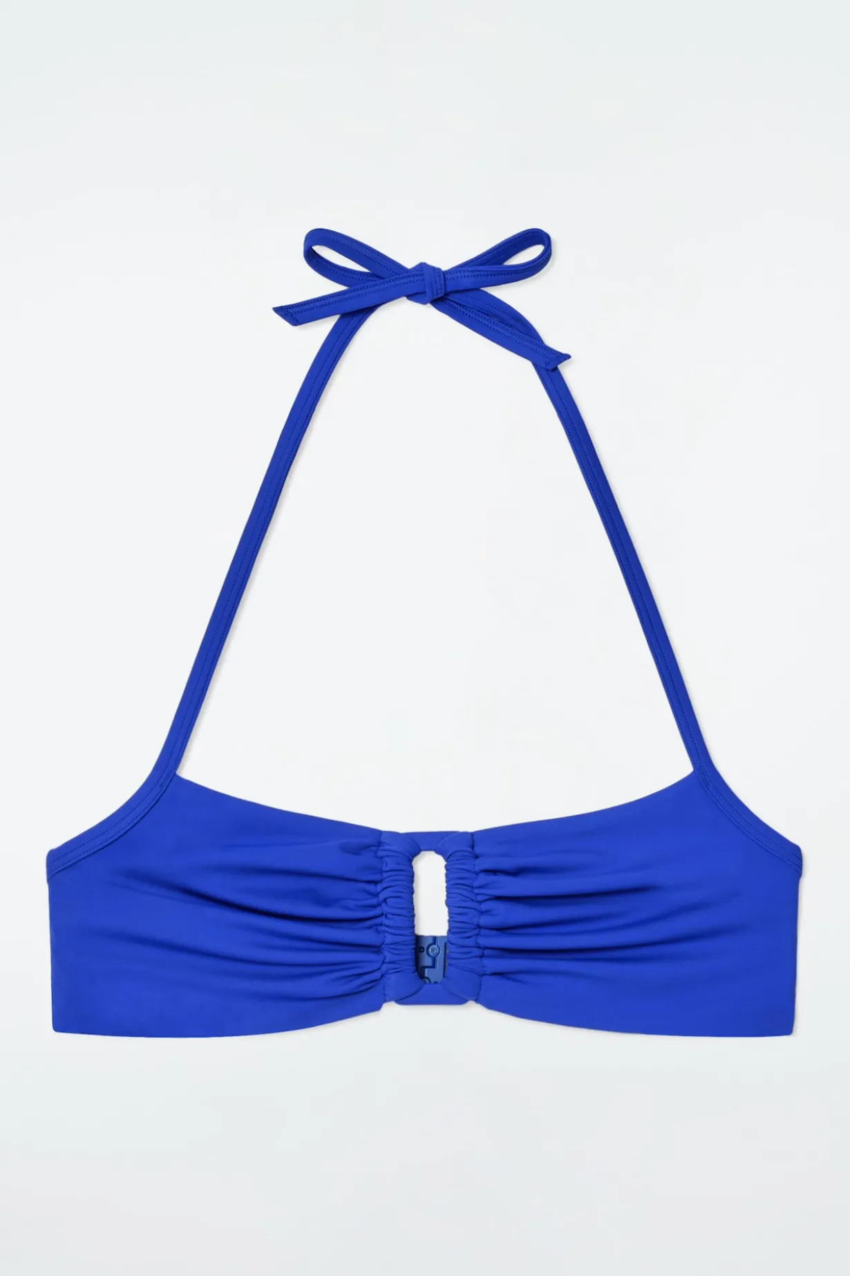 BIKINIOBERTEIL MIT RAFFUNGEN UND CUT-OUT