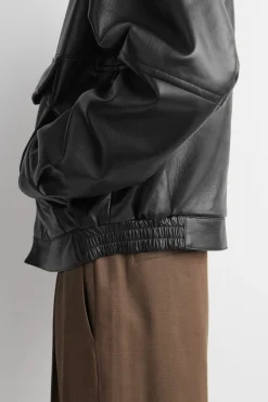 BLOUSONJACKE AUS LEDER