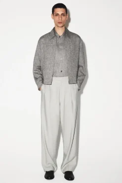 BLOUSONJACKE AUS LEINEN