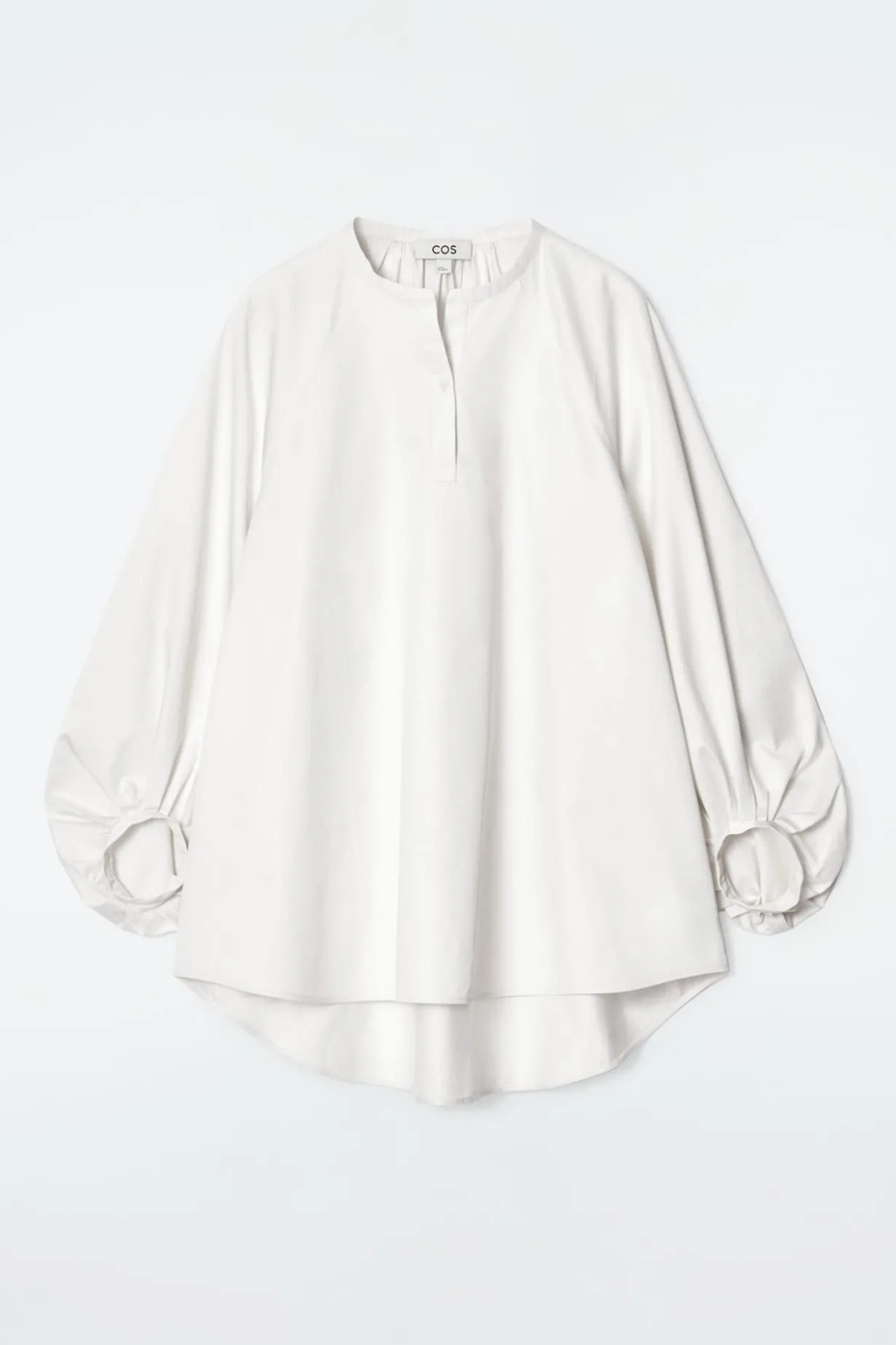 BLUSE MIT BALLONÄRMELN