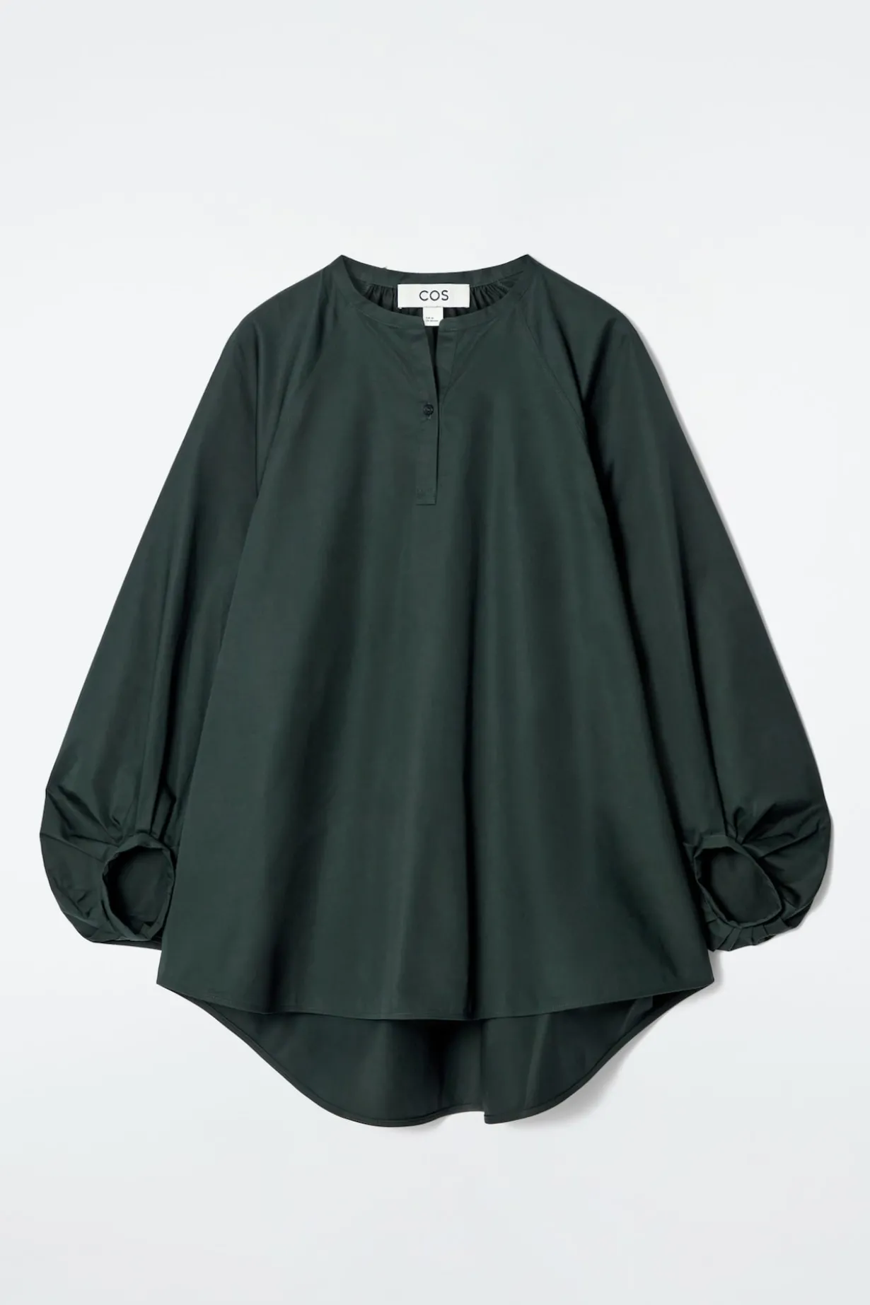 BLUSE MIT BALLONÄRMELN