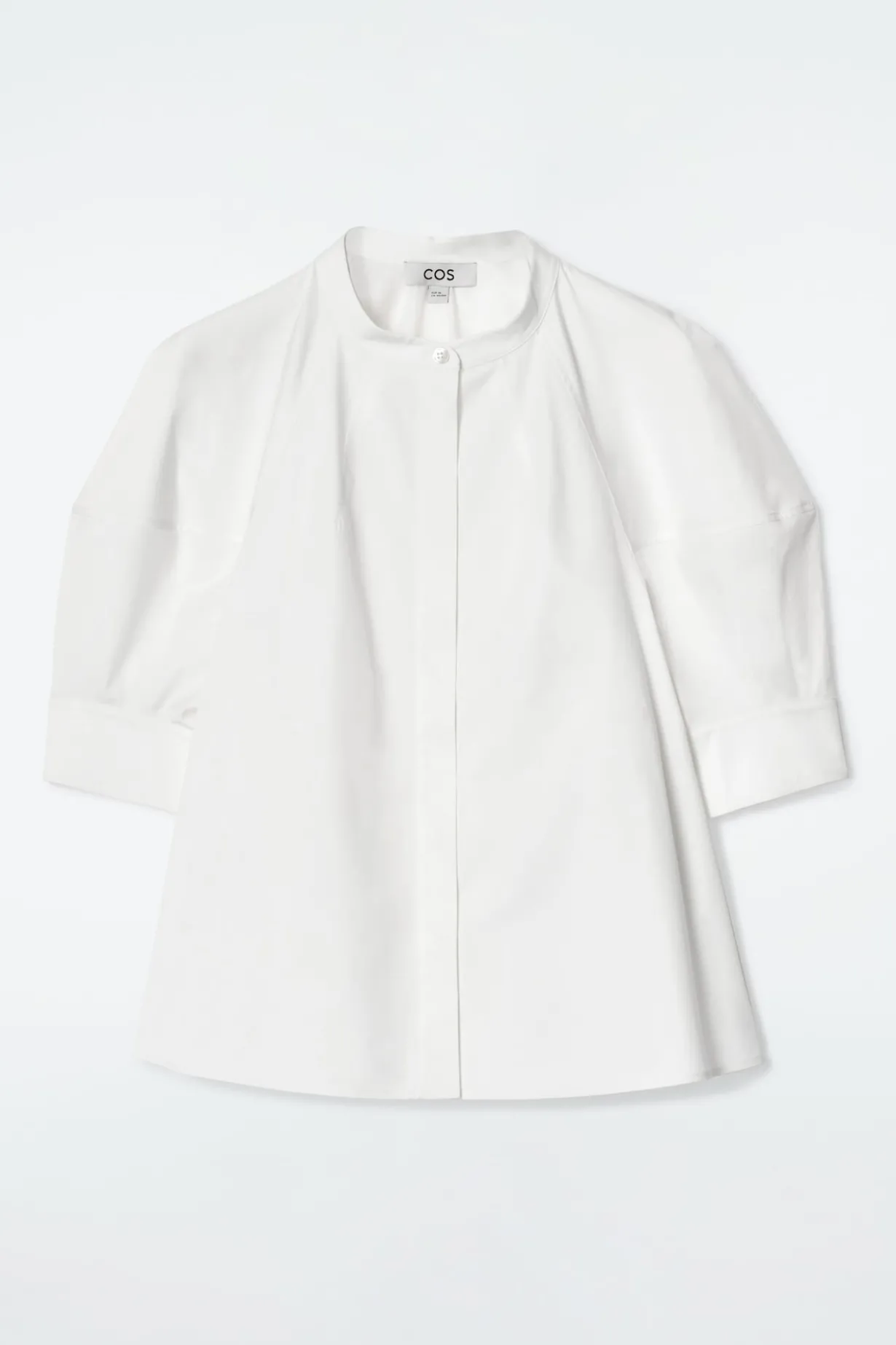 BLUSE MIT PUFFÄRMELN