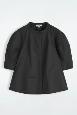 BLUSE MIT PUFFÄRMELN