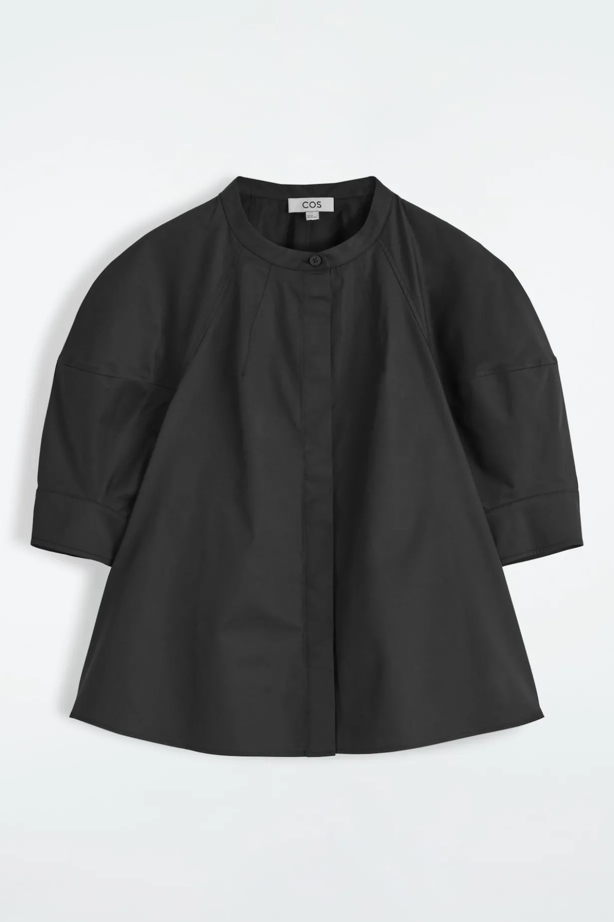 BLUSE MIT PUFFÄRMELN