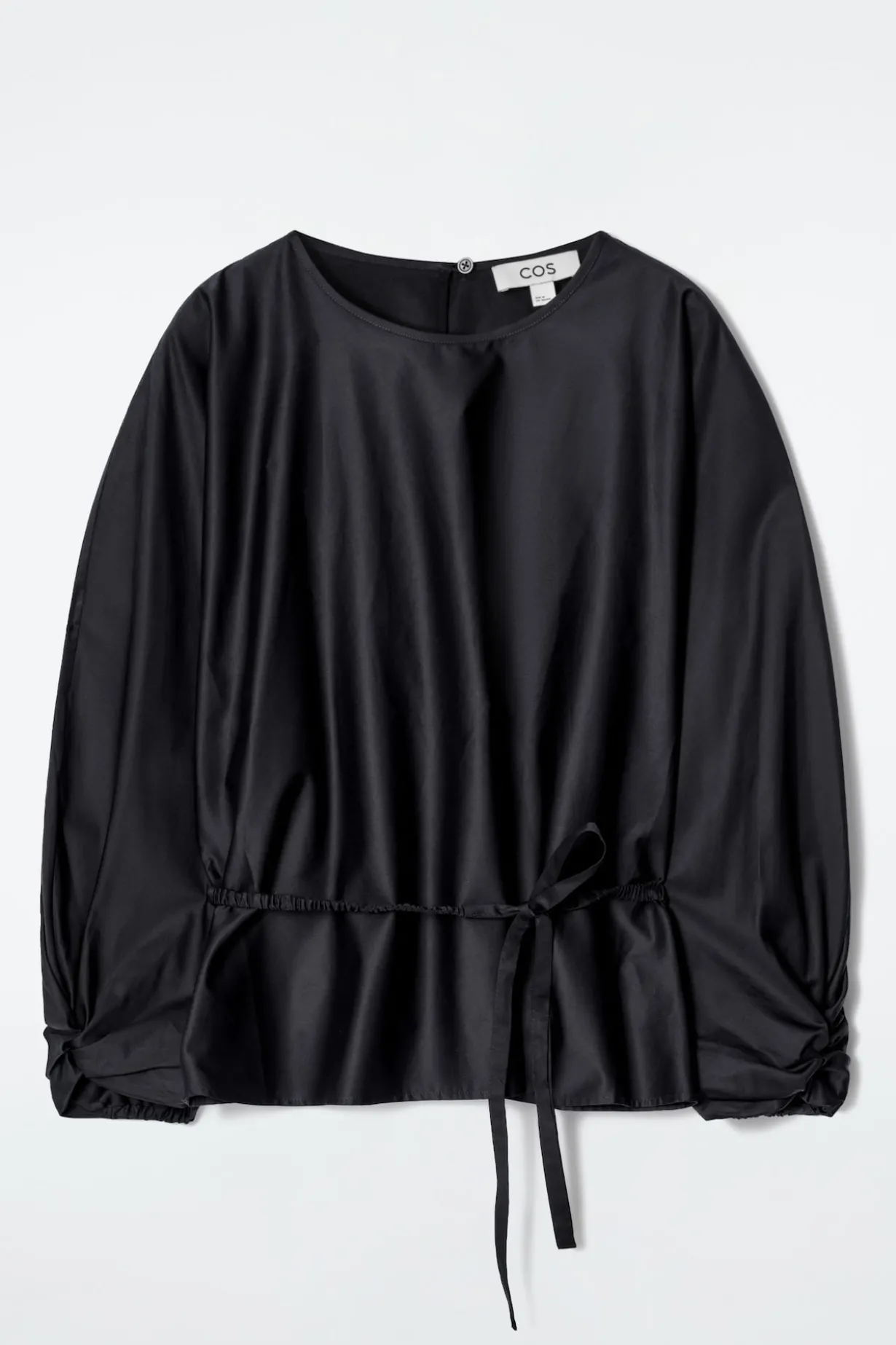 BLUSE MIT SCHÖSSCHEN UND KORDELZUG