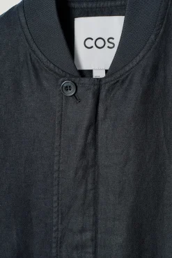 BOMBERJACKE AUS LEINEN