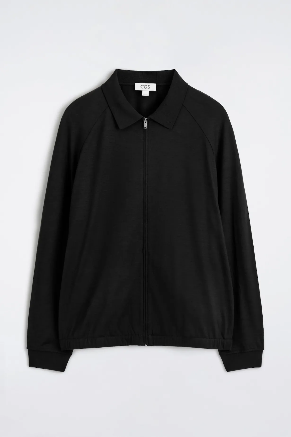 BOMBERJACKE AUS WOLLJERSEY