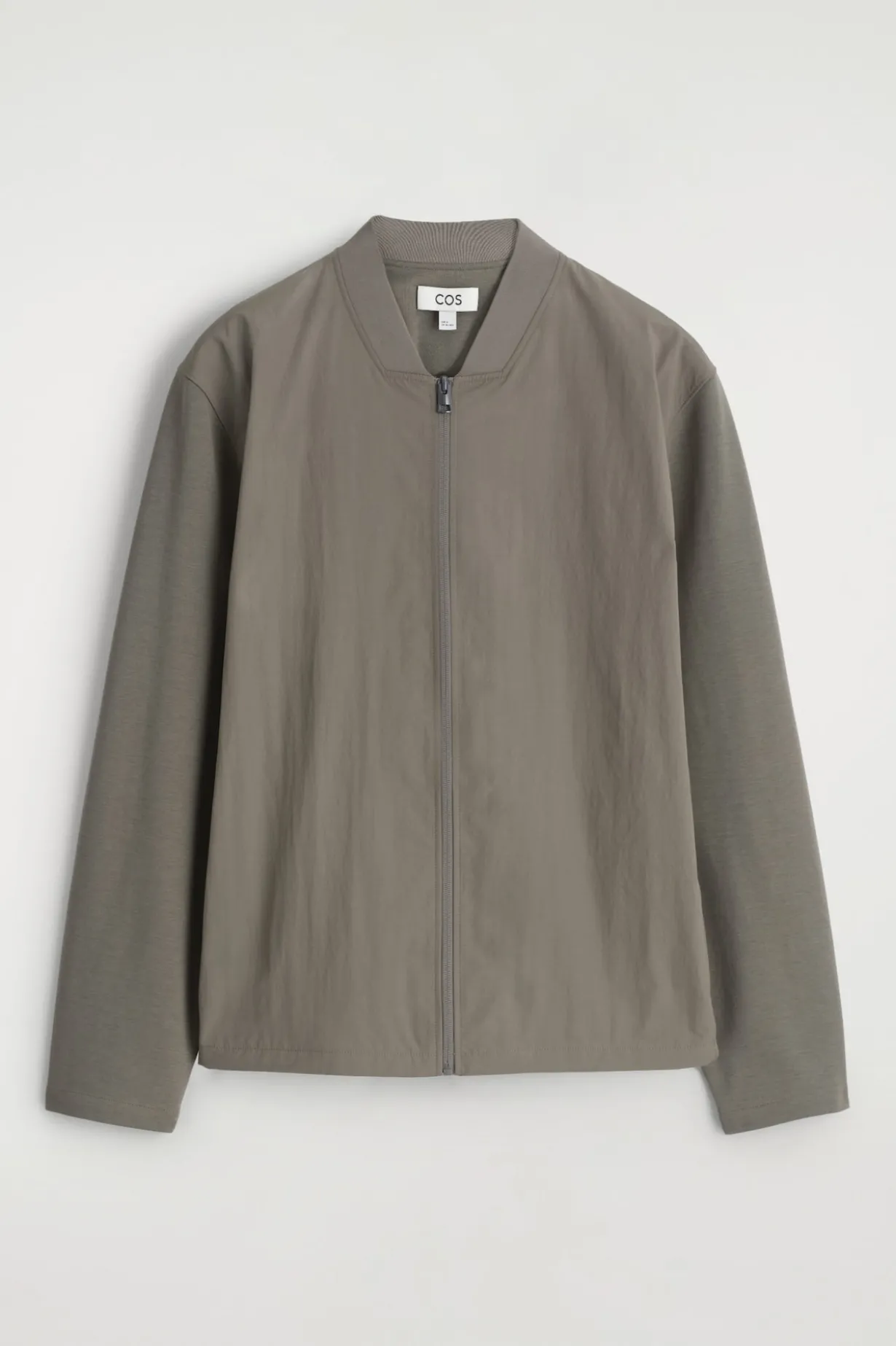 BOMBERJACKE MIT JERSEY-EINSÄTZEN