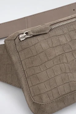 BRUNSWICK GÜRTELTASCHE - VELOURSLEDER