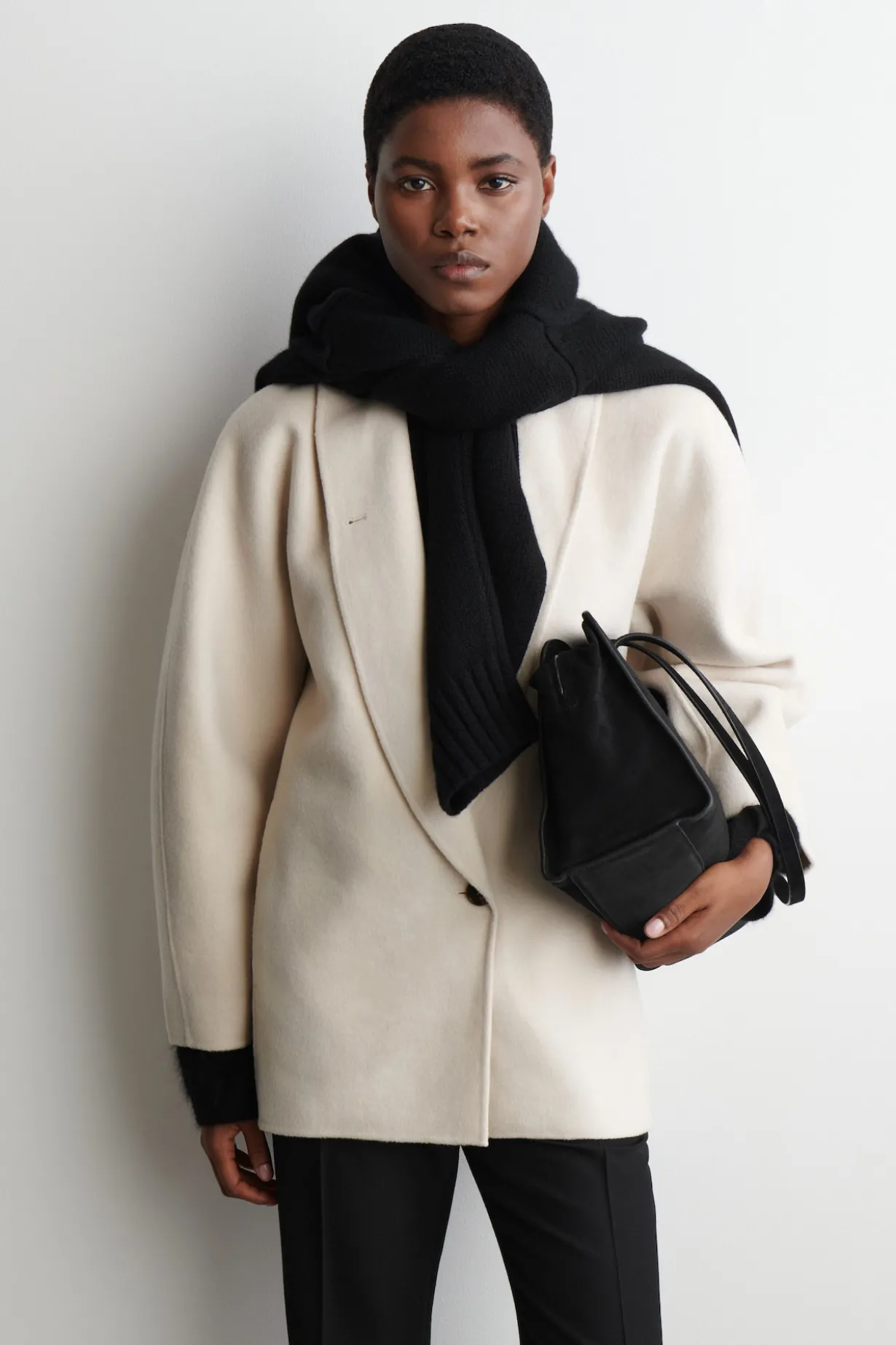 CABANJACKE AUS DOUBLEFACE-WOLLE