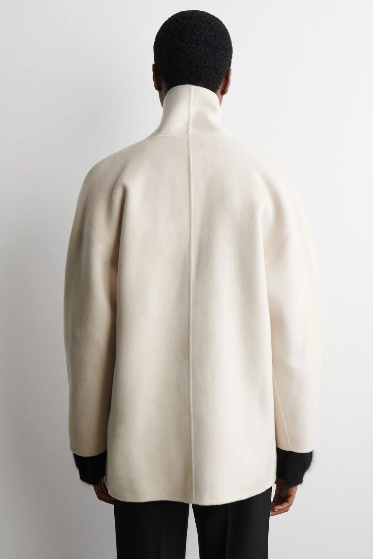 CABANJACKE AUS DOUBLEFACE-WOLLE